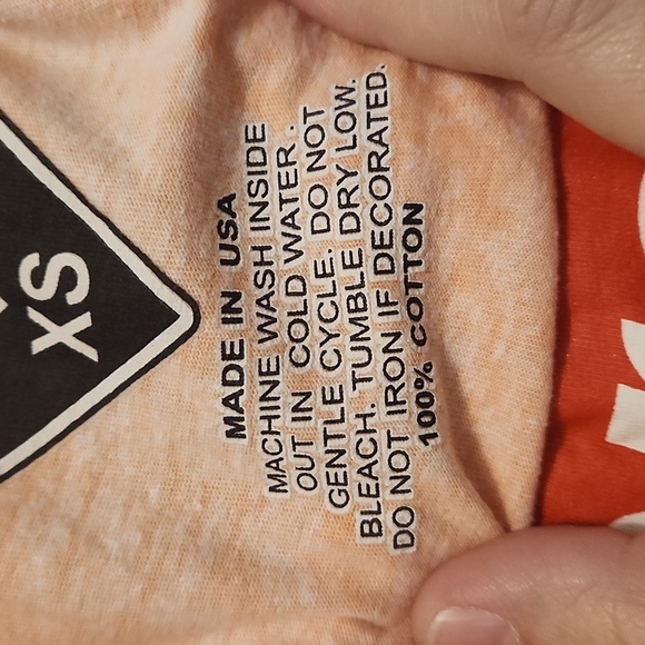 Rawyalty Black Label Orange Superstar Bear Tee Size XS - Picture 5 of 7